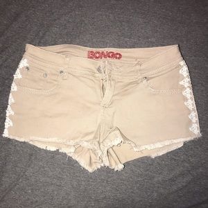 Beige Shorts